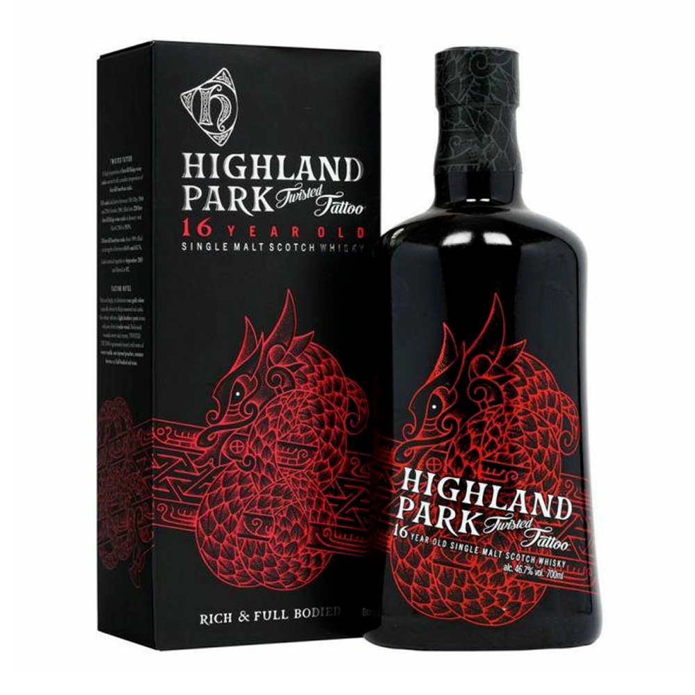 Featured image for “Highland Park 16 Y.O. Twisted Tattoo Single Malt Scotch Whisky”